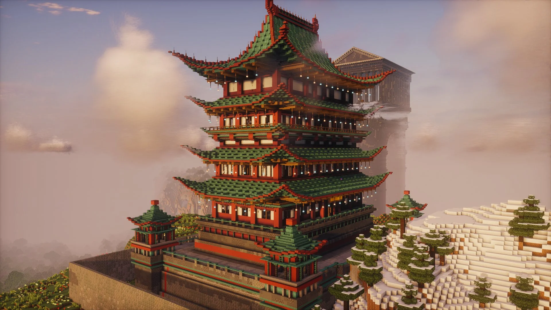 Asian Pagoda Exterior