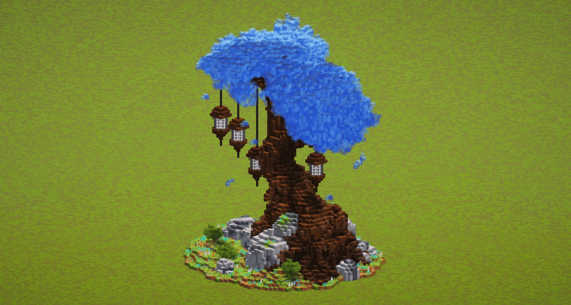 Blue Lantern Tree - Image 2