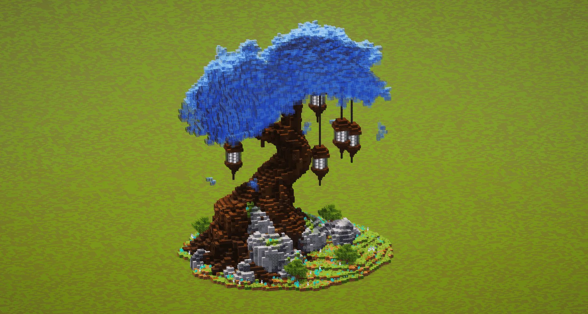 Blue Lantern Tree - Image 3