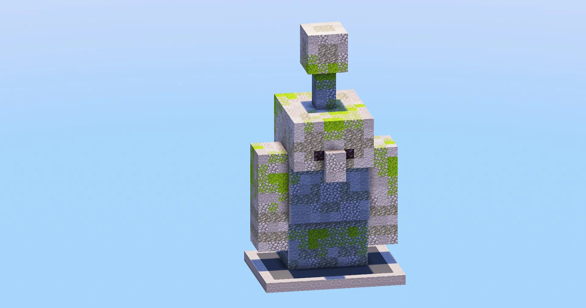 Copper Golem Stone Statue