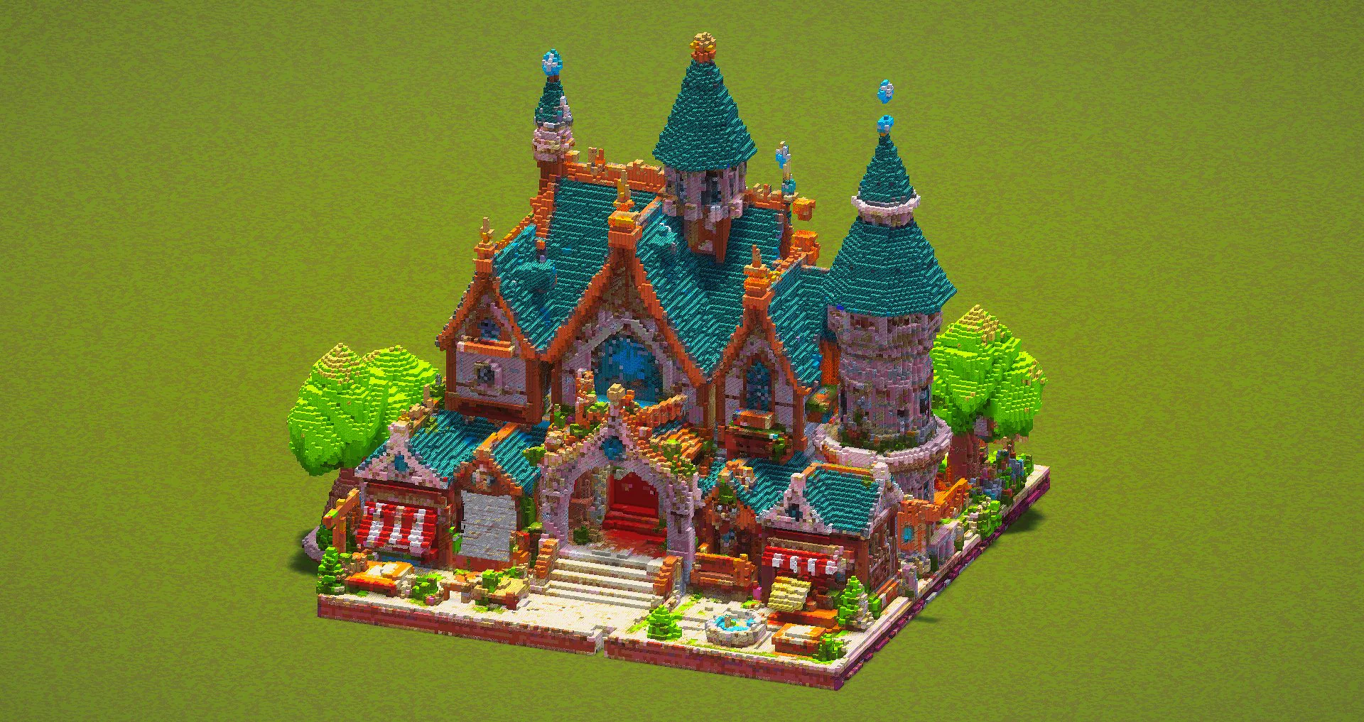 Cyan Fantasy Villa