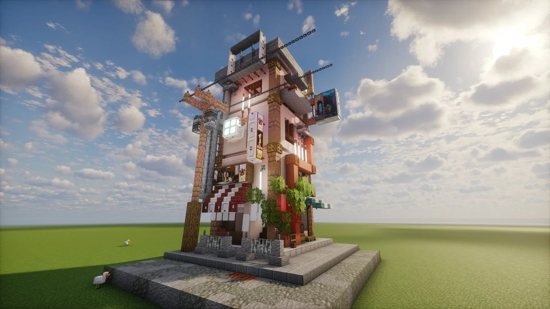 Cyberpunk Corner Building - Image 6