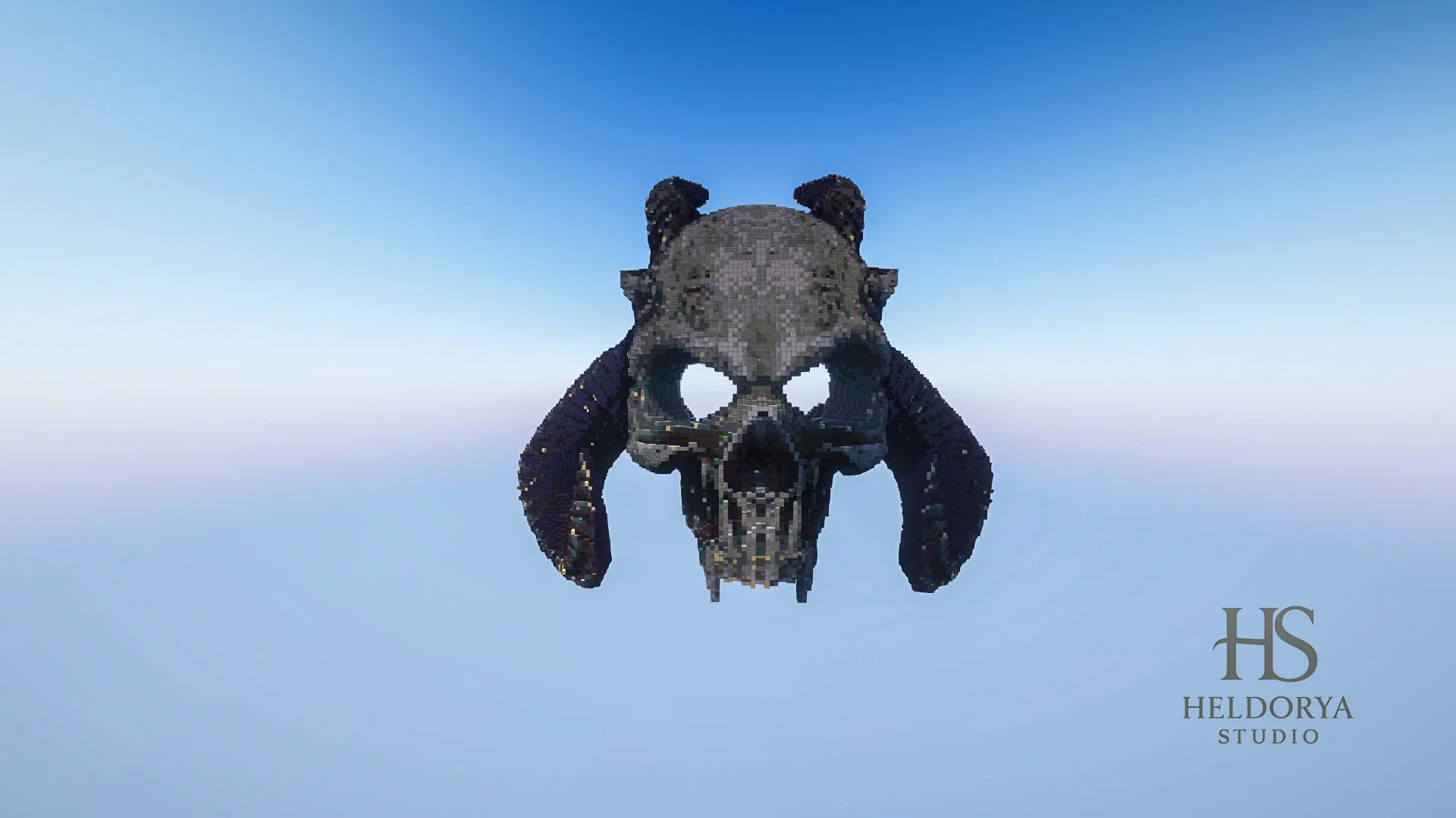 Demon Skull | Giant Realistic Statue | Gothic Monument | Dark Sculpture