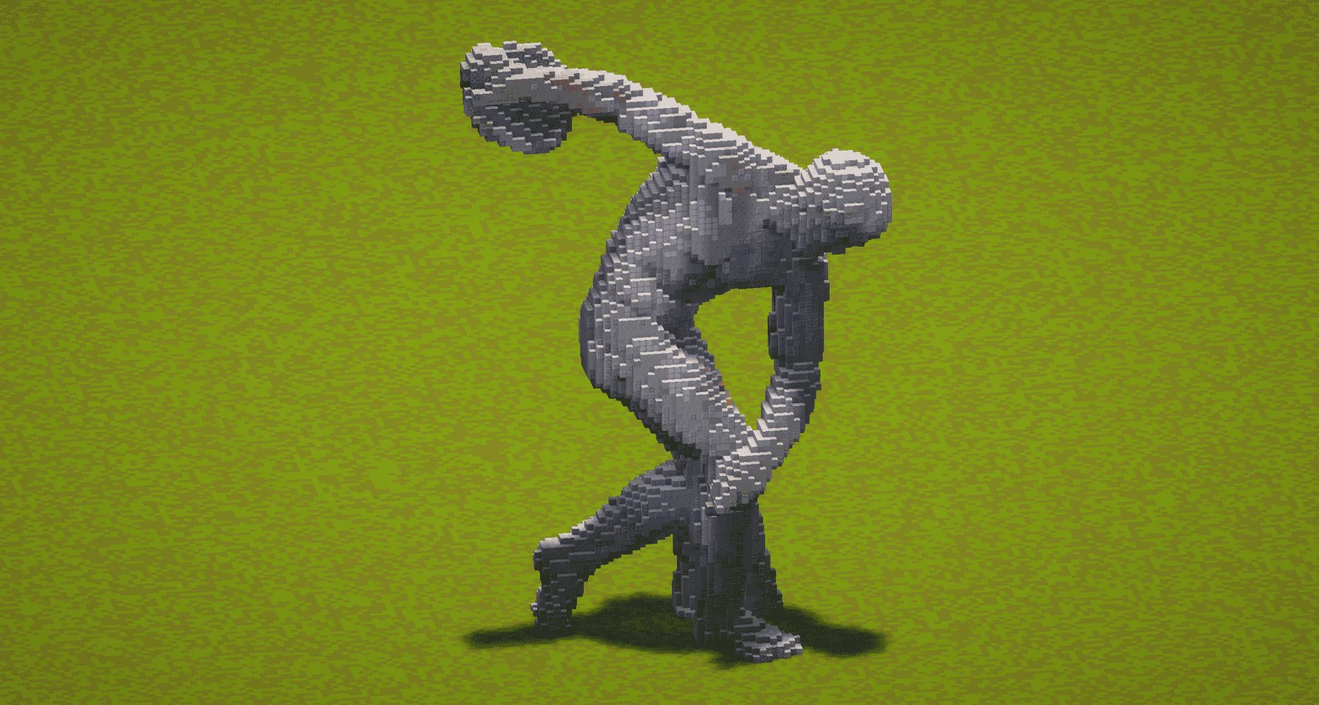 Discobolus statue