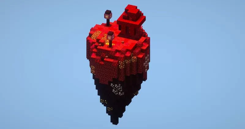Flying Nether Island