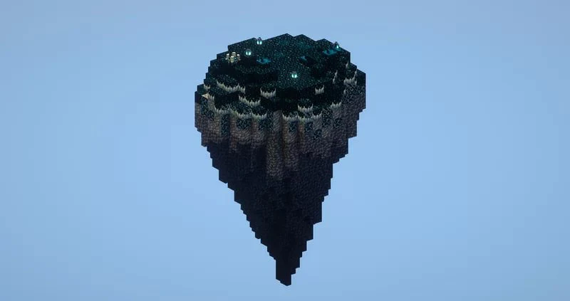 Flying Sculk Island