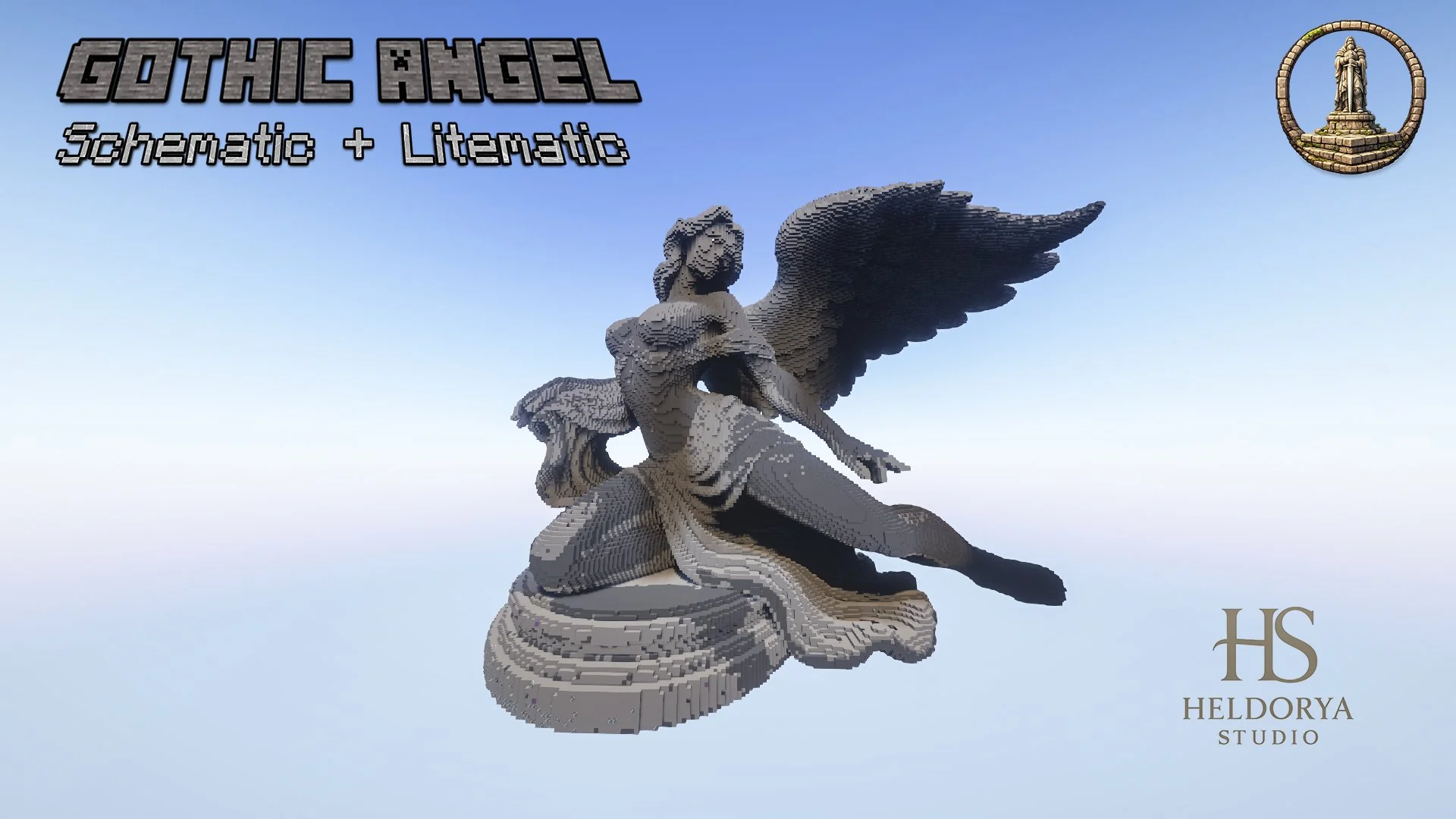 Gothic Angel - Dark Statue ( 003 )