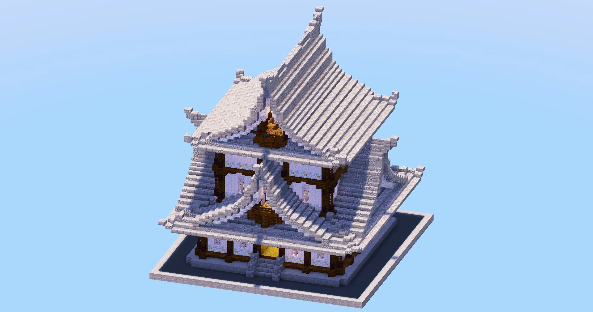 Gray Japanese Temple