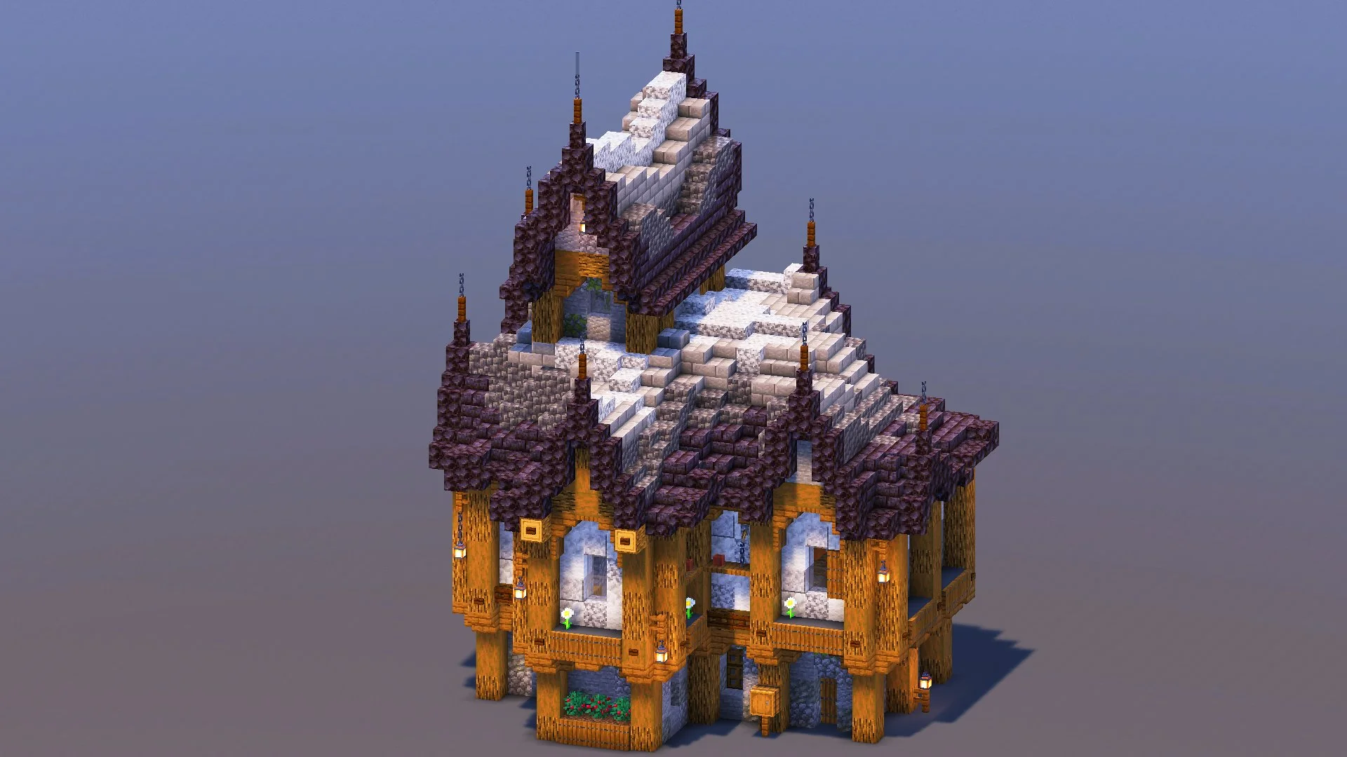 Gray Medieval Fantasy House