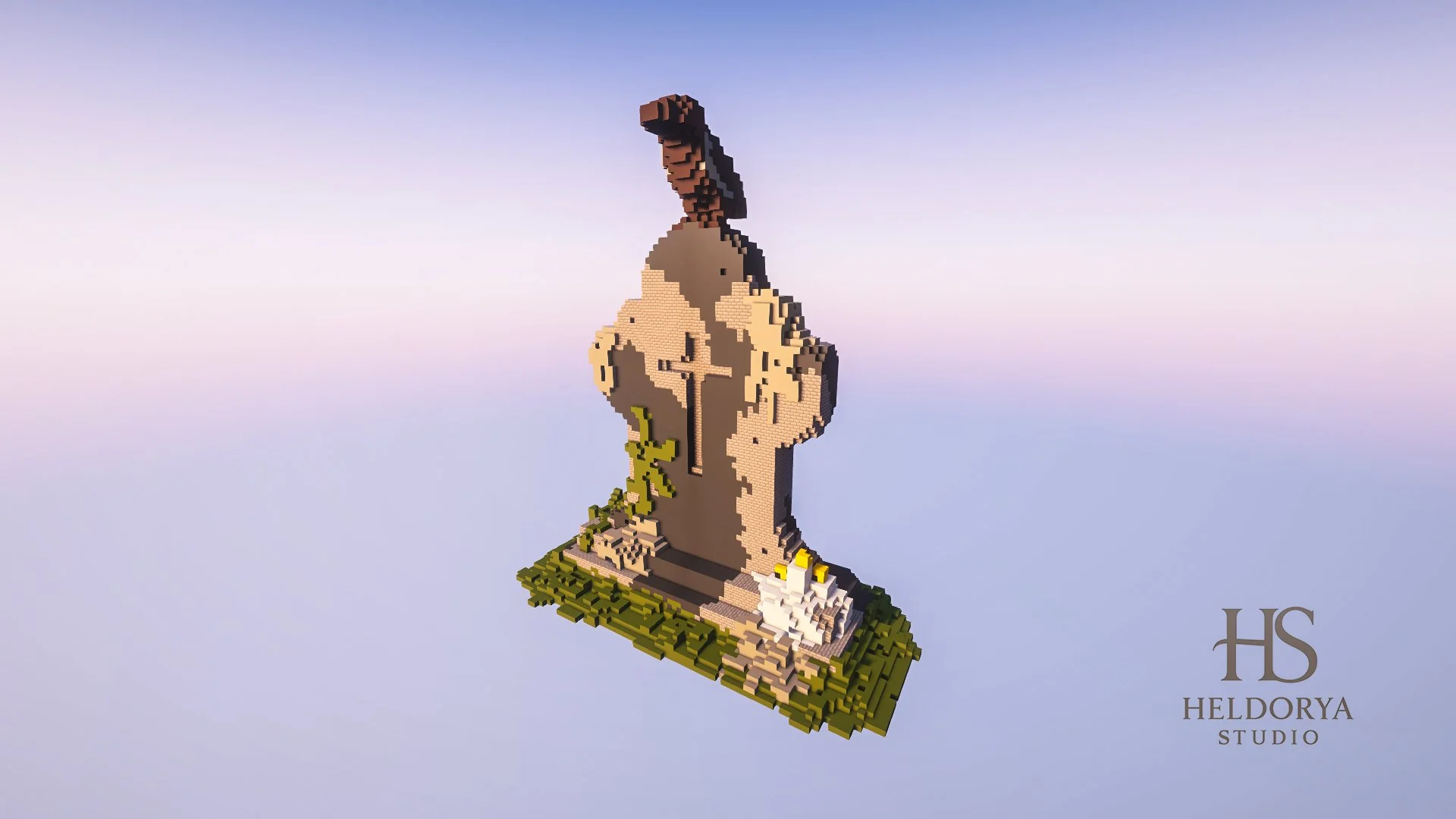 Halloween TombStone with Crow