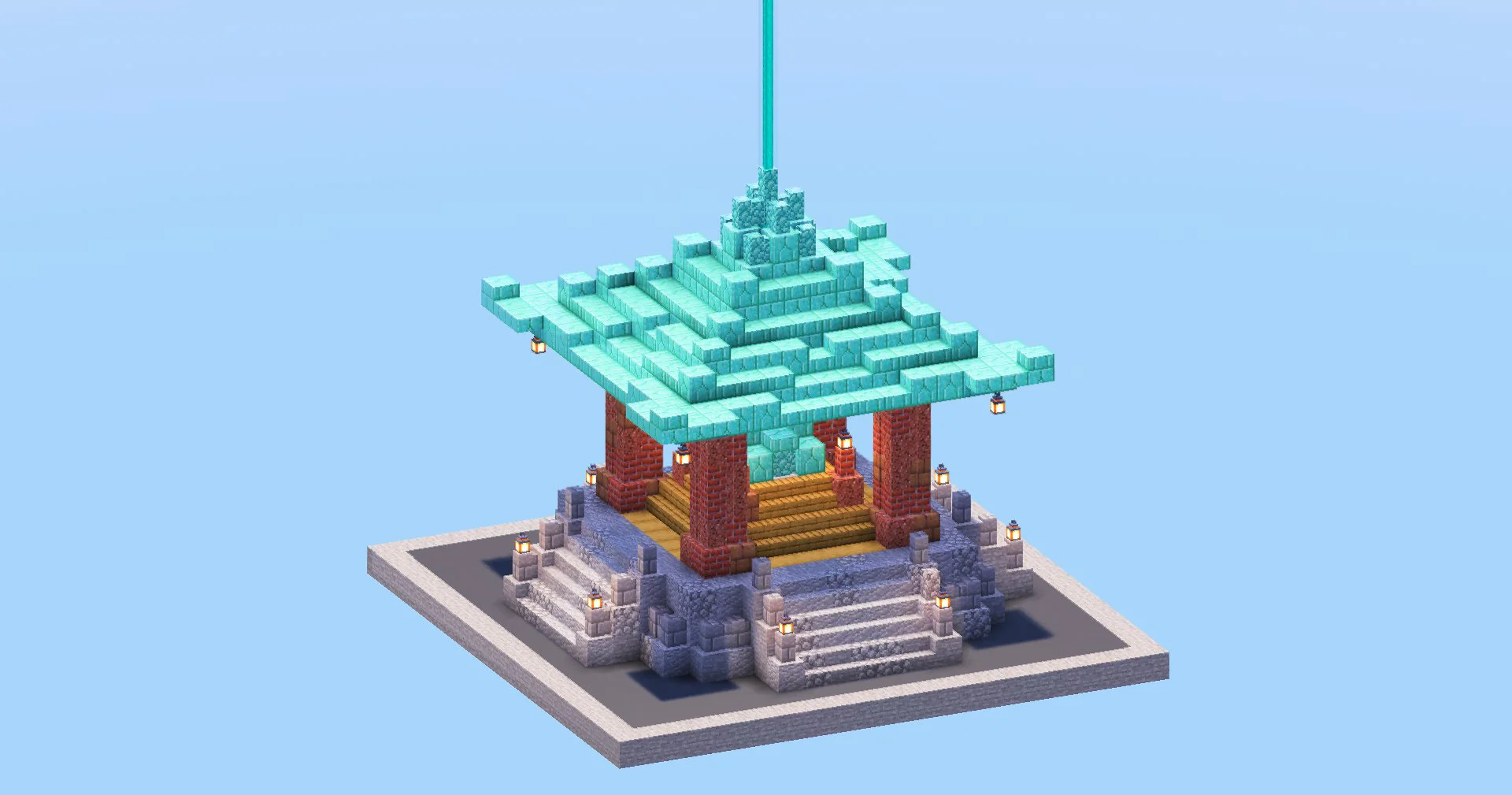 Japanese Temple Beacon Design