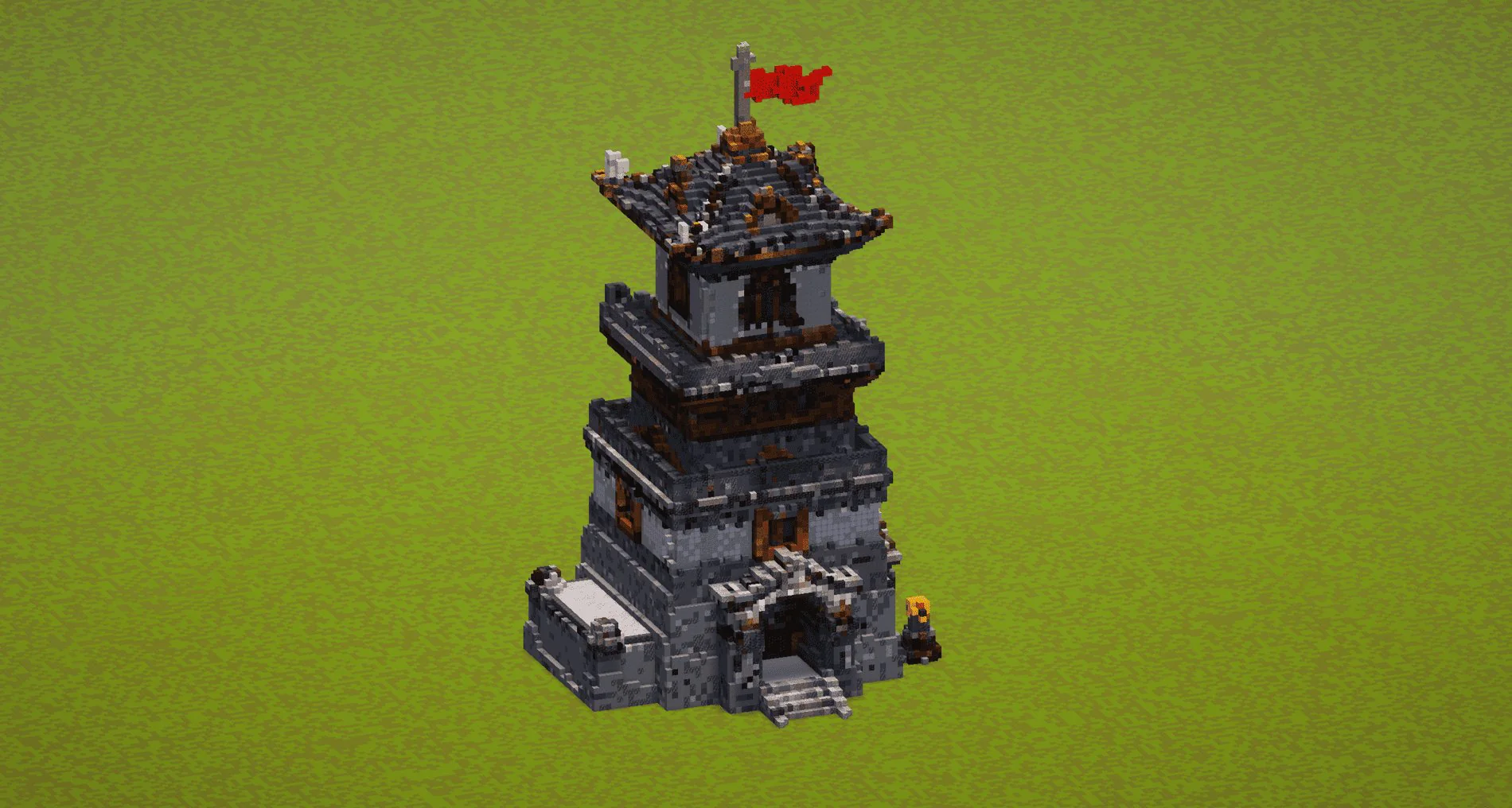 Japanese Tower Temple