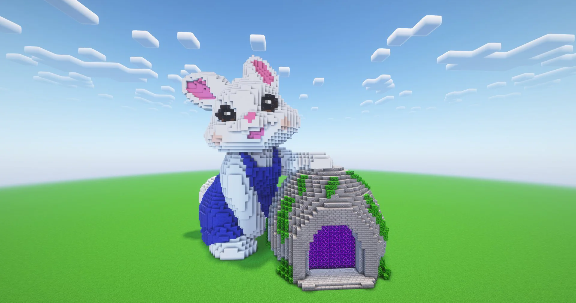 Jungle Easter Bunny Nether Portal