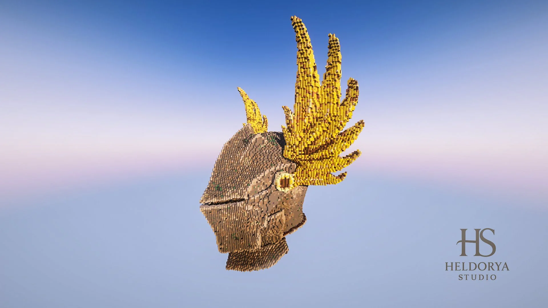 Knight's Helm Statue | Monument
