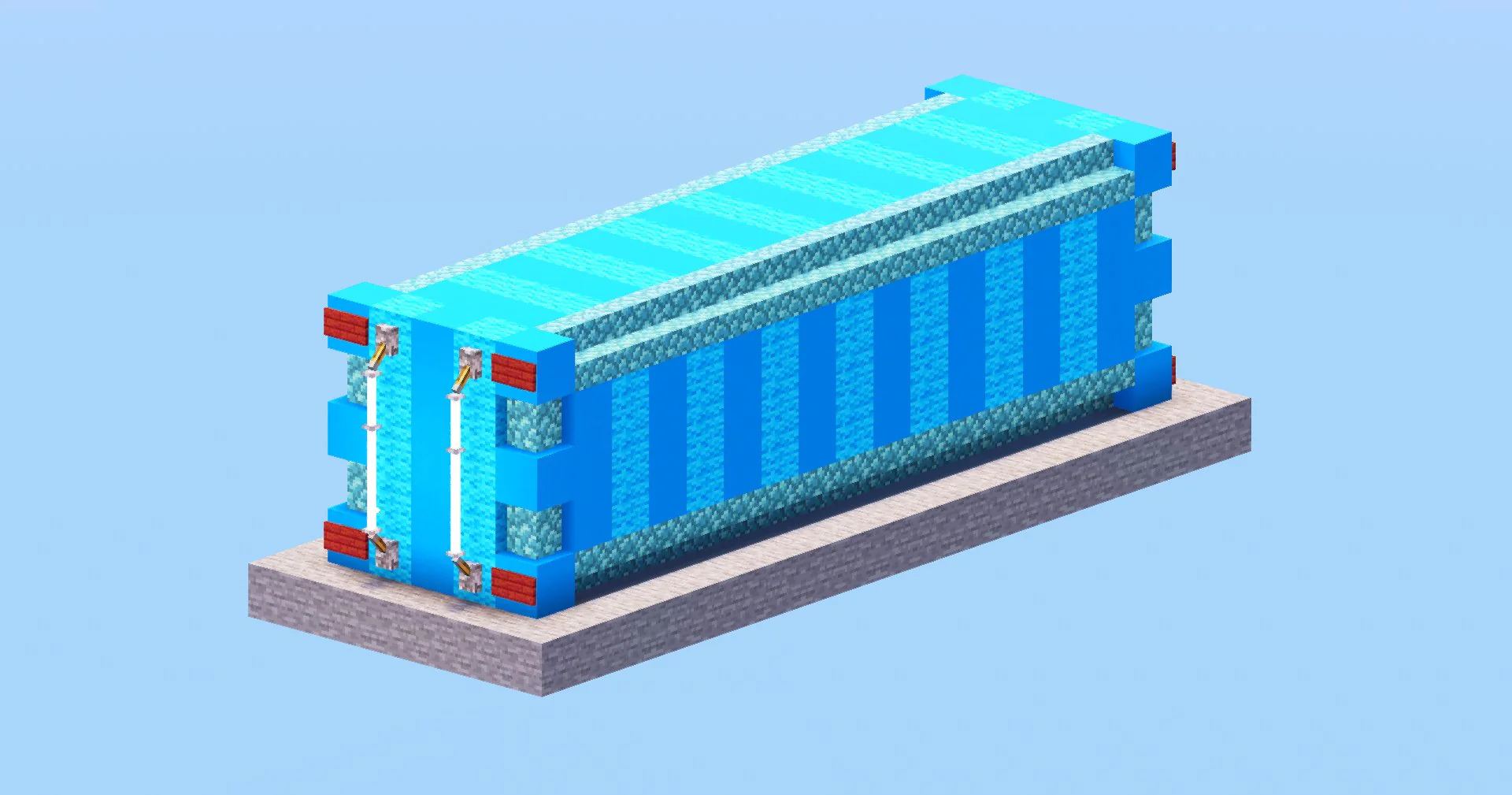 Light Blue Container