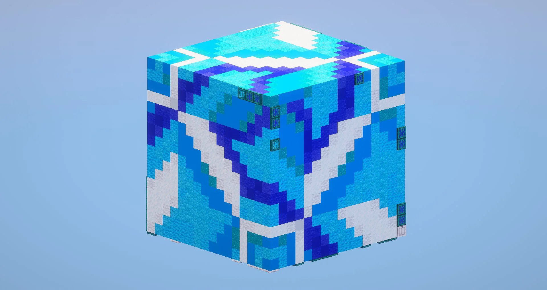 Light Blue Glazed Terracotta