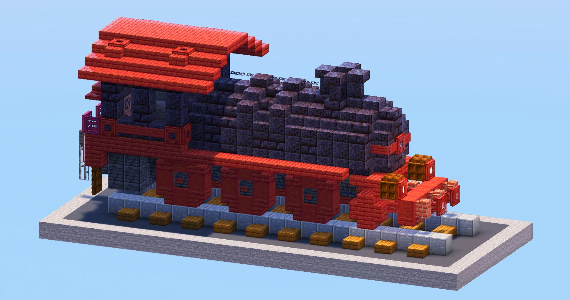 Locomotive Train Wagon