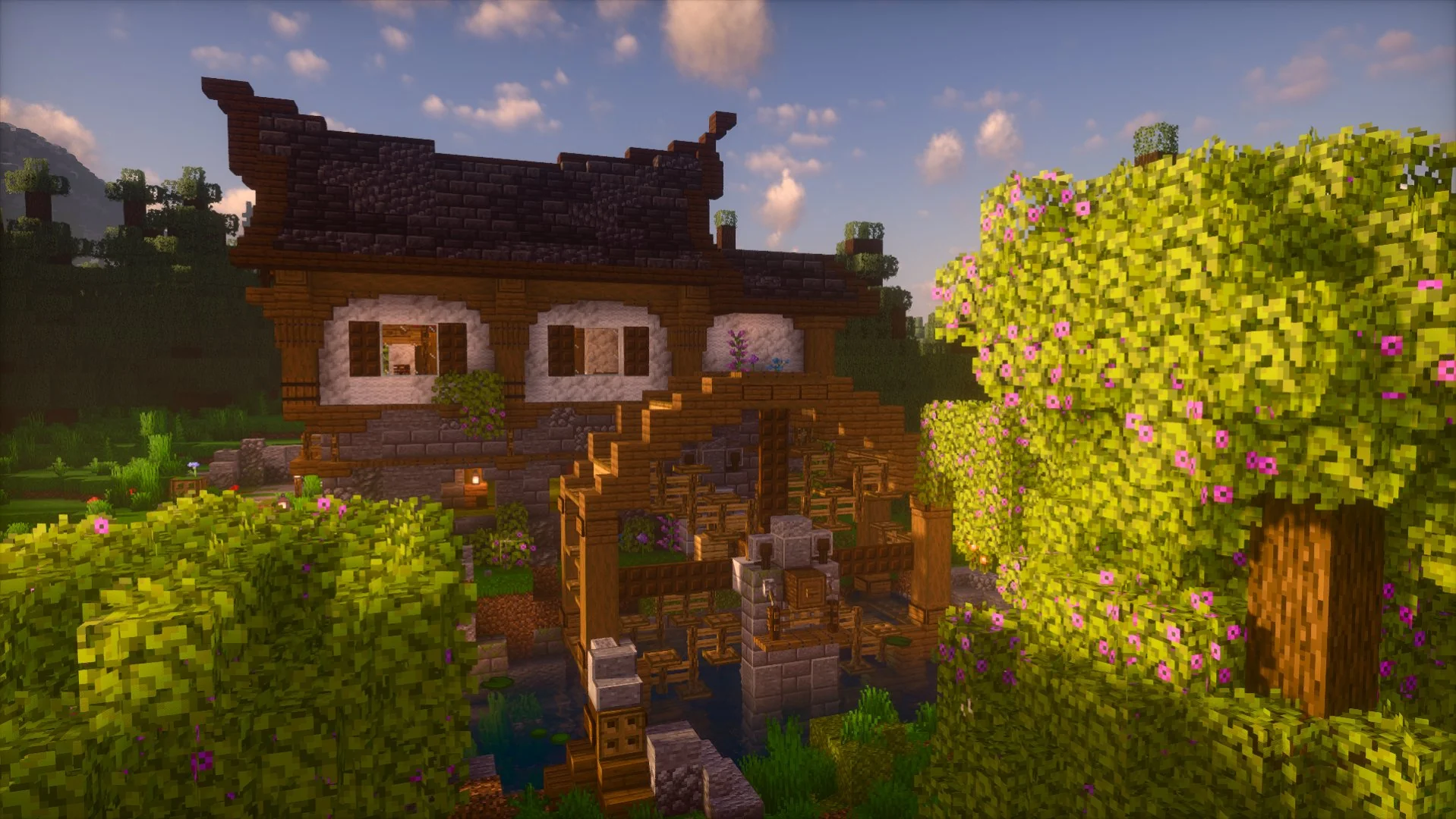 Medieval Fantasy Watermill House – .schem & .litematic - Image 3