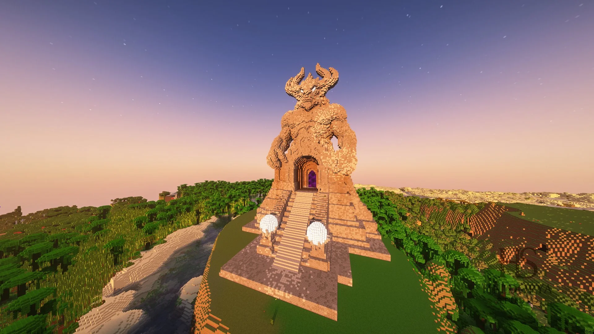 Minecraft Demon Portal Litematic & Schematic