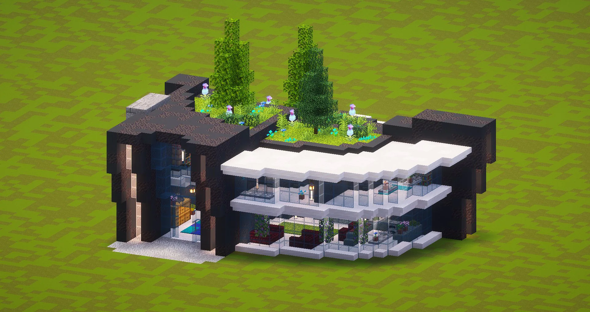 Modern Green Roof Villa