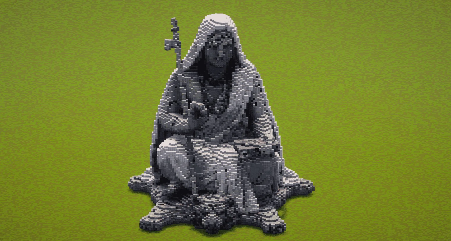 Monk Statue