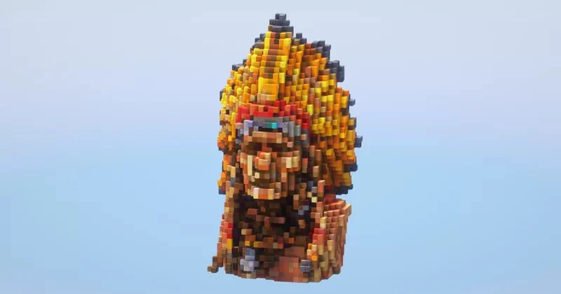 Native American Bust Small