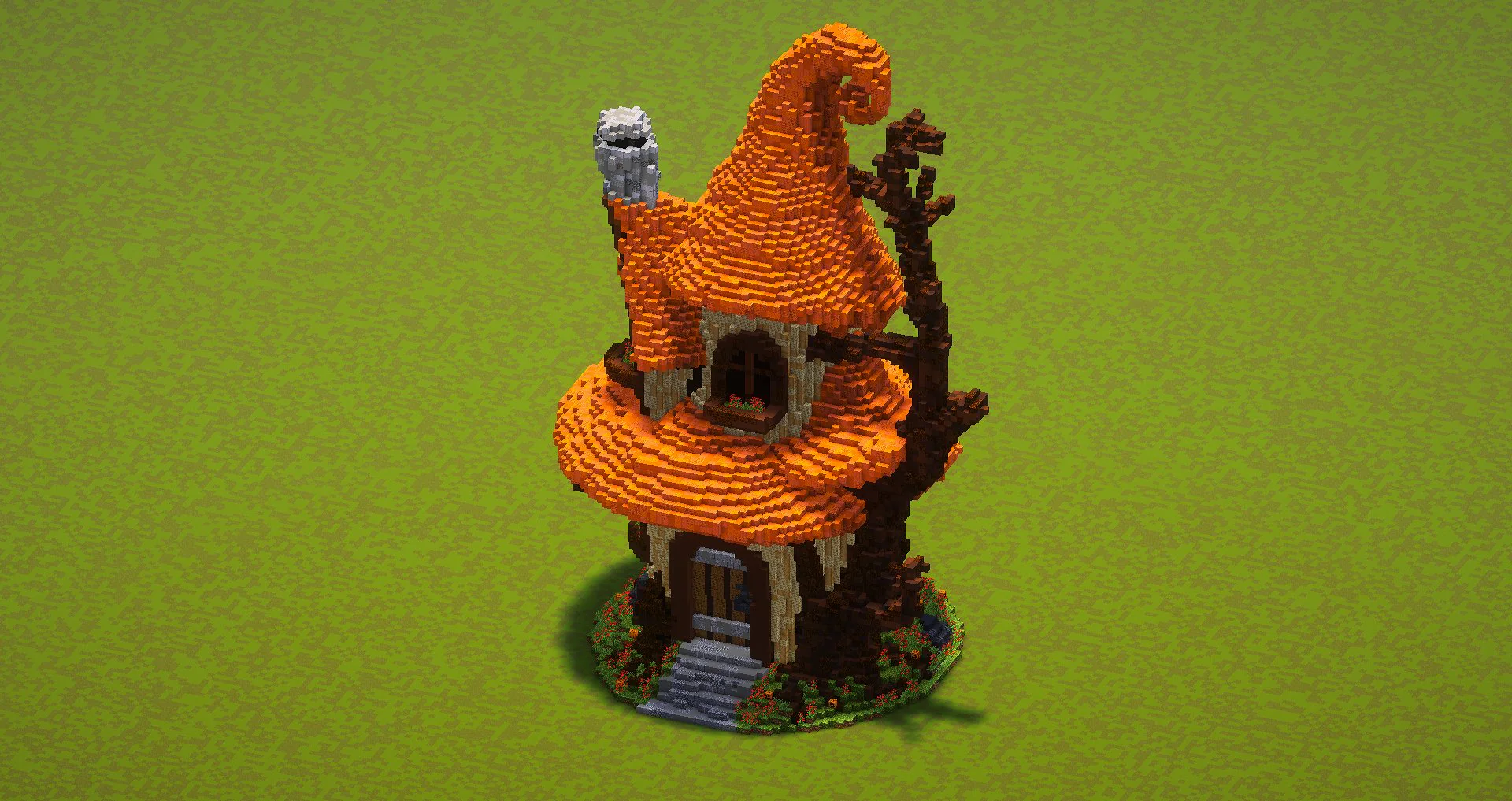 Orange Hunted House