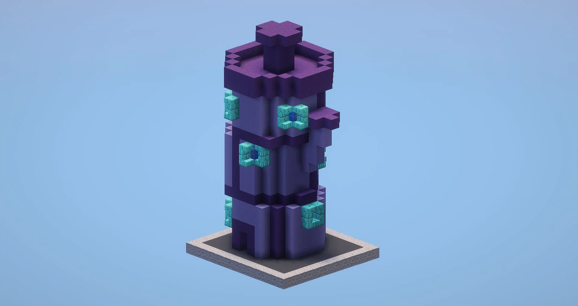 Purple Bikini Bottom House