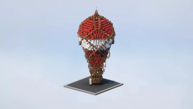 Red Hot Air Balloon