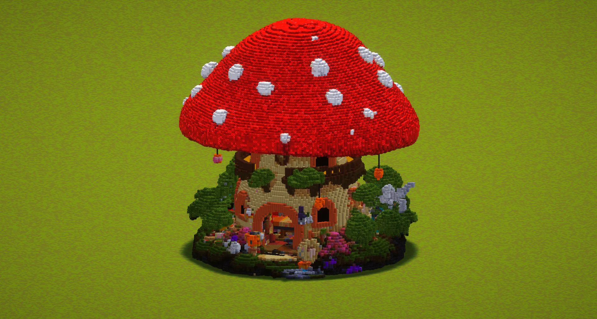 Red Mushroom House