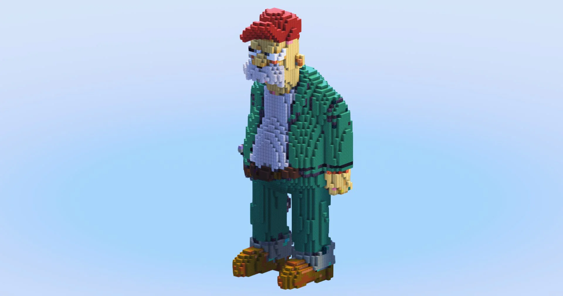 Scruffy Scruffington from futurama