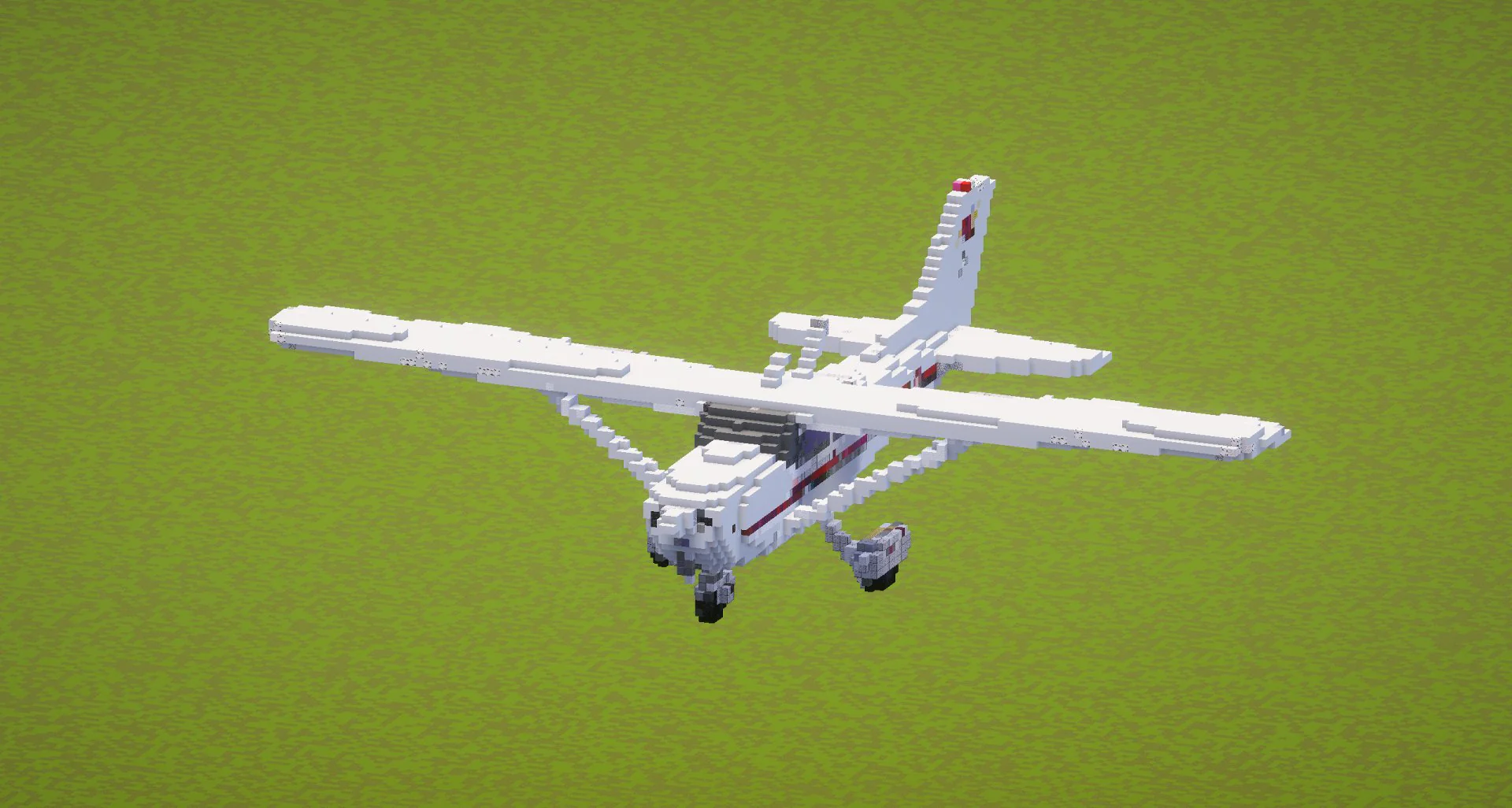 Small White Airplane