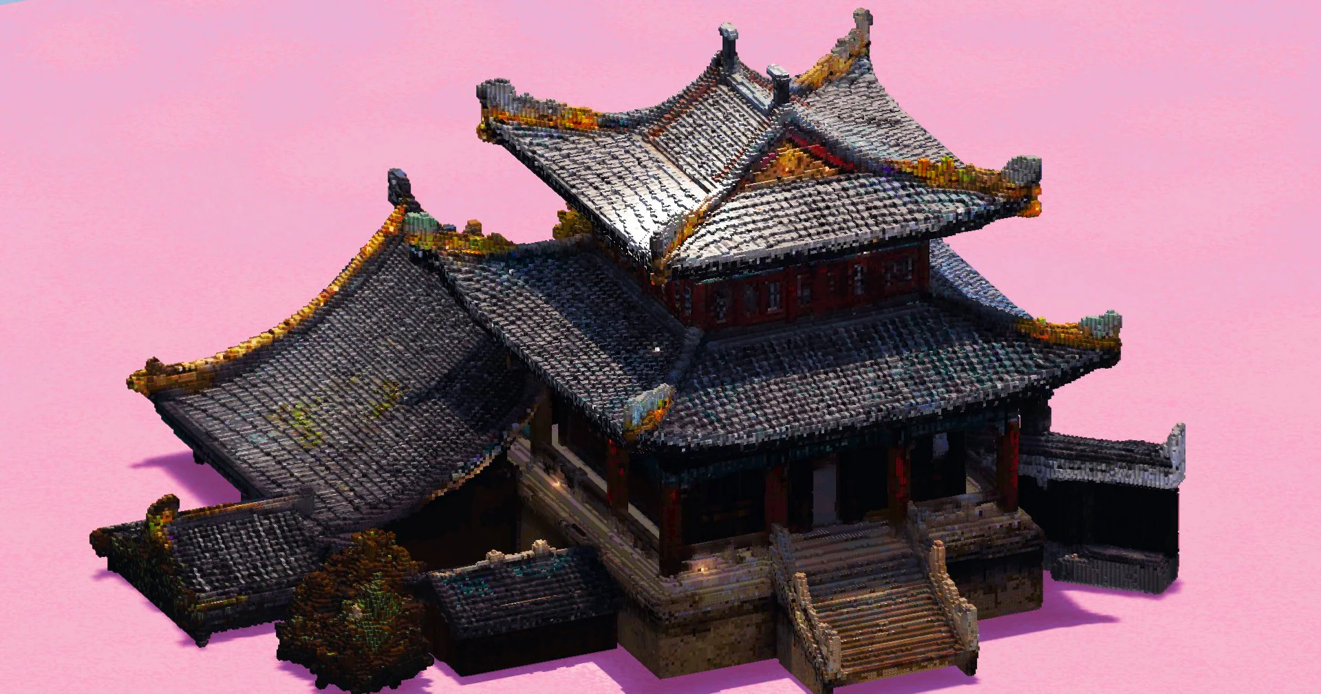Two Chinese Pagoda