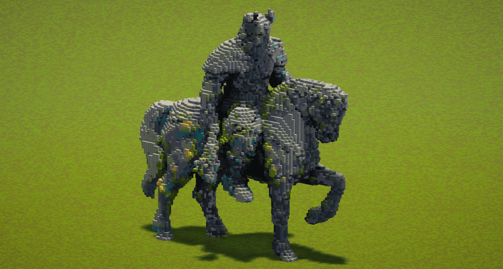 Viking Cavalry Statue