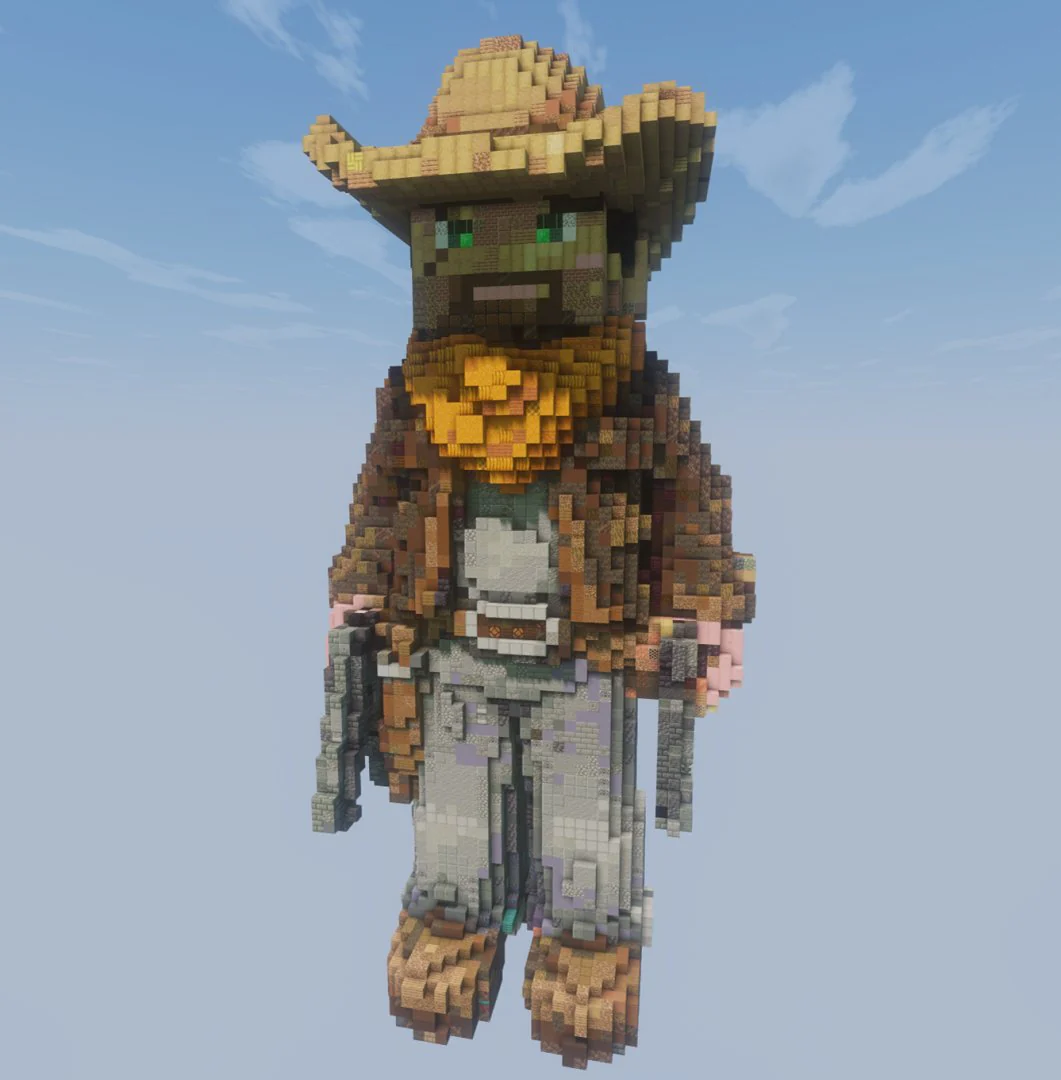 Wild West Cowboy Statue